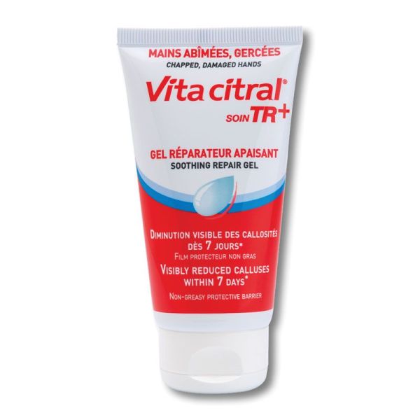 Vita Citral Soin TR+ gel réparateur apaisant mains abimées, gercées (75 ml)