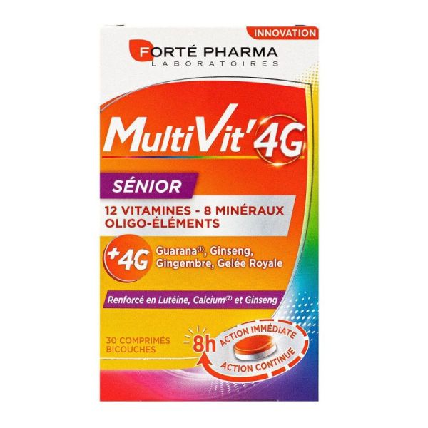 Forte Pharma Multivit' 4G Senior (30 comprimés)