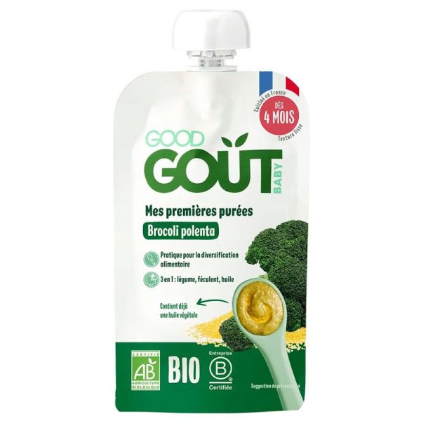 Good Goût Mes Premières Purées Brocoli polenta dès 4 mois (120 g)