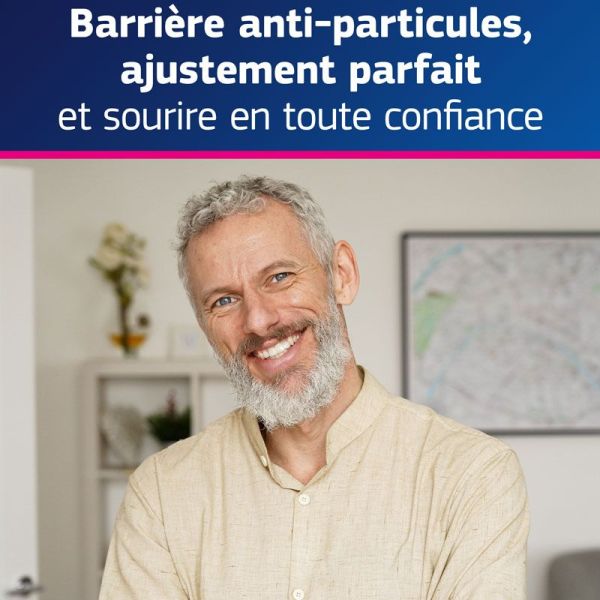 Fixodent Pro Plus crème adhésive Barrière Anti-particules goût neutre (57 g)