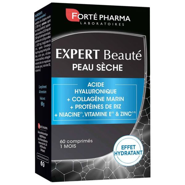 Forté Pharma Expert Beauté Peau Sèche effet hydratant (60 comprimés)