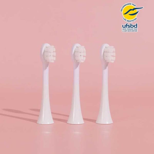 My Variations Têtes de brosse blanches pour brosse My Variations Kids (x3)