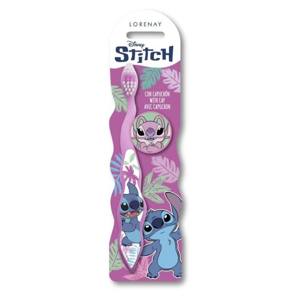 Lorenay Brosse à Dents enfants Disney Stitch avec capuchon dès 6 ans (x1)