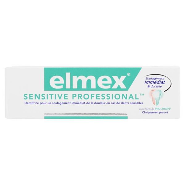 Elmex Dentifrice Sensitive Professional soulagement immédiat & durable (75 ml)