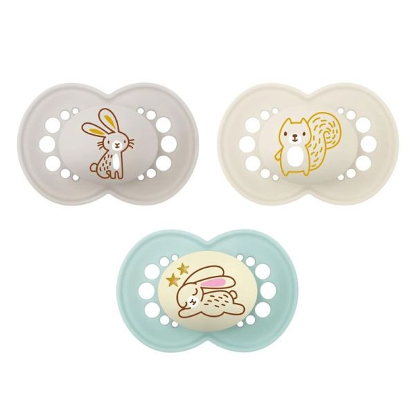 MAM Sucette en Silicone Originale Unisexe 18+ mois (lot de 3, référence n°20)