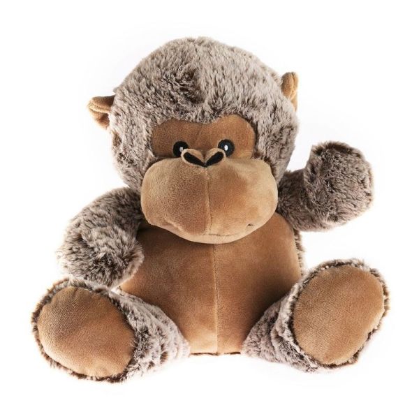 Pelucho Bouillotte sèche peluche Singe aux grains de blé et fleurs de lavande