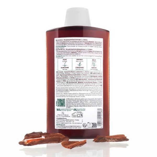 Klorane Shampoing fortifiant et stimulant à la Quinine et à l'Edelweiss (400 ml)