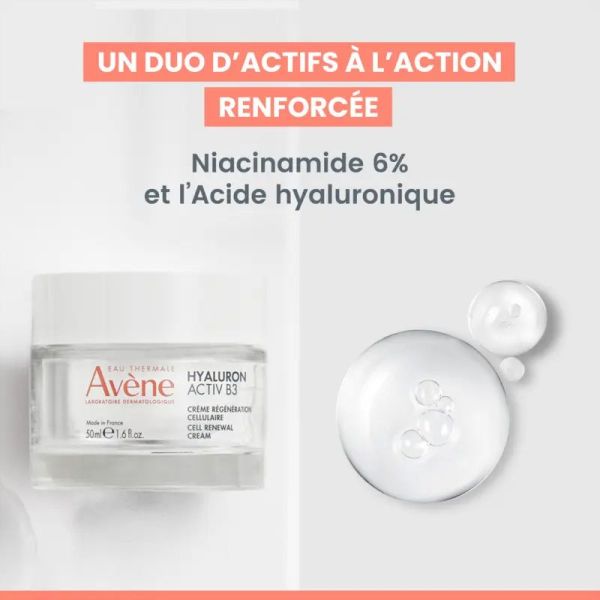 Hyaluron Activ B3 Crème Régénération Cellulaire lissant & raffermissant (pot rechargeable 50 ml)