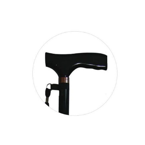 Betterlife Canne Fixe Réglable Noire
