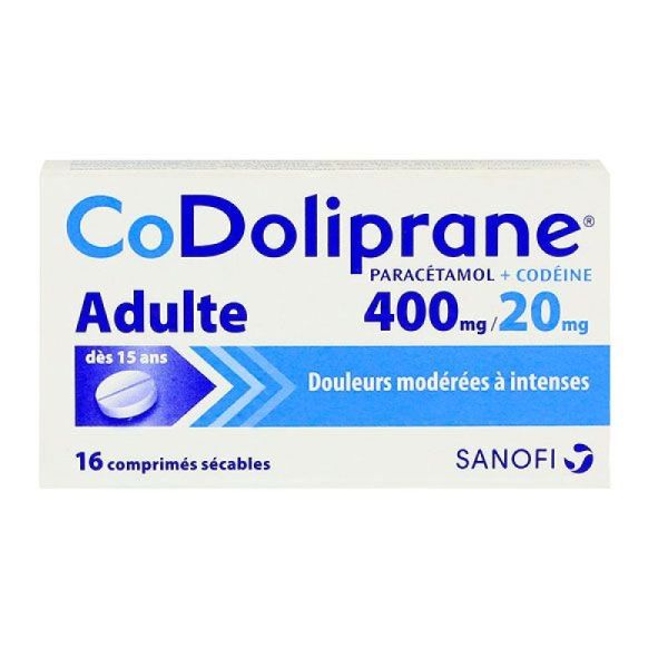 Codoliprane Ad Cpr Secable 16 400Mg20Mg