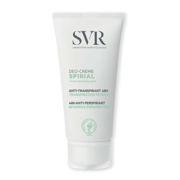 SVR Spirial Déo-Crème anti-transpirant 48h, transpiration intense (50 ml)