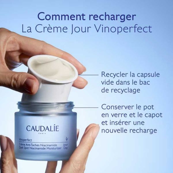 Caudalie Vinoperfect Crème Anti-Taches à la Viniférine & Niacinamide (recharge 50 ml)