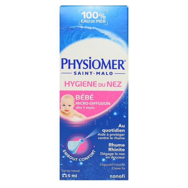 Physiomer Bébé Hygiène du Nez micro-diffusion (115 ml)