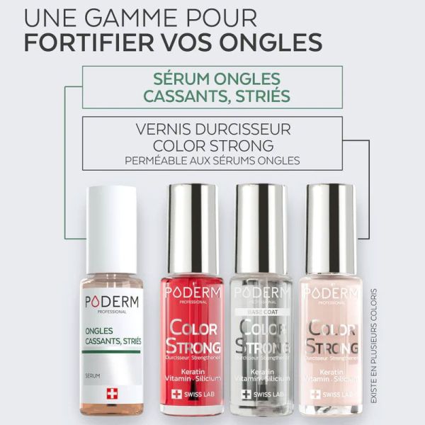 Poderm Professionnal Color Strong Base Coat Durcisseur (8 ml)