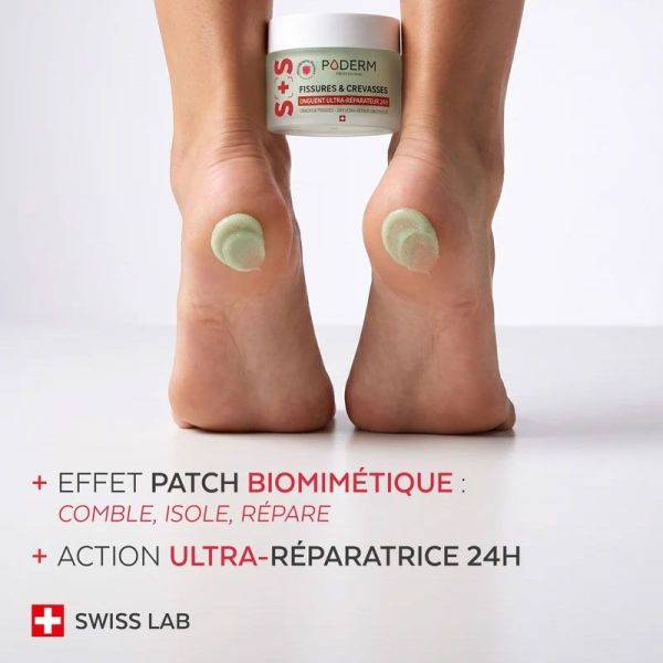 Poderm Onguent Ultra-Réparateur 24h fissures & crevasses (25 g)