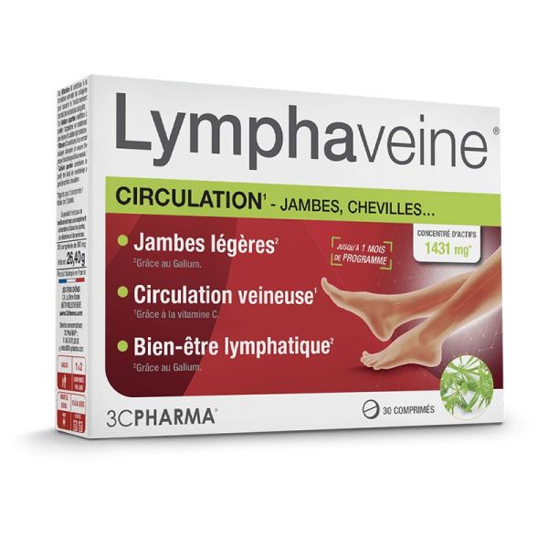 3C Pharma Lymphaveine-H Circulation Veineuse (15 comprimés)