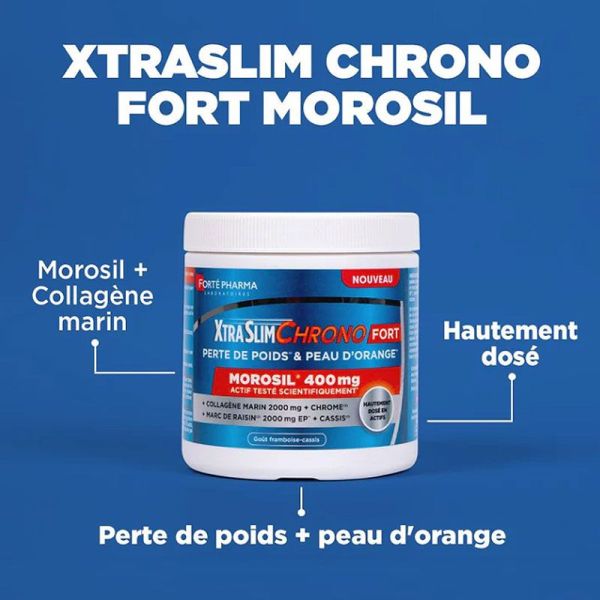 Forté Pharma Xtra Slim Chrono Fort Morosil perte de poids & peau d'orange (205 g)