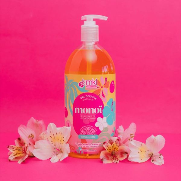 Gel Douche sans savon au Monoï et à l'extrait de fleur de Tiaré - Edition limitée (1 L)