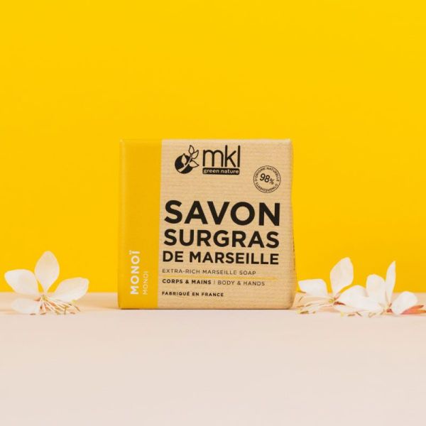 MKL Green Nature Savon de Marseille Surgras - Monoï (100 g)