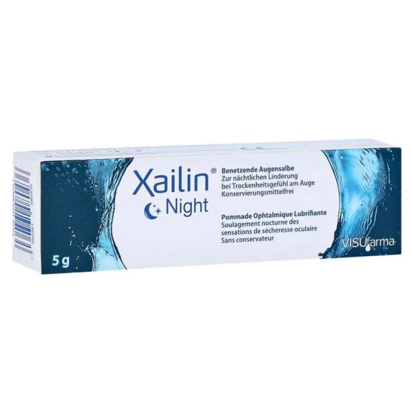 VISUfarma Xailin Night pommade ophtalmique lubrifiante (5 g)