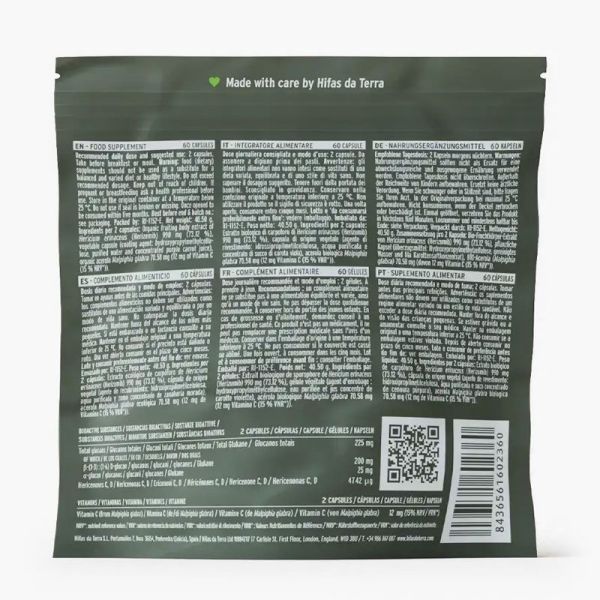 Hifas da Terra Mico-Leo extrait pur & bio de Crinière de Lion Ecorecharge (60 capsules)