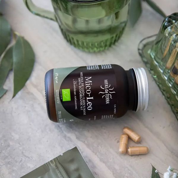 Hifas da Terra Mico-Leo extrait pur & bio de Crinière de Lion Ecorecharge (60 capsules)