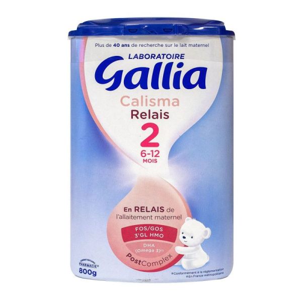 Gallia Calisma Relais 2 Lait Infantile 6-12 mois 800G