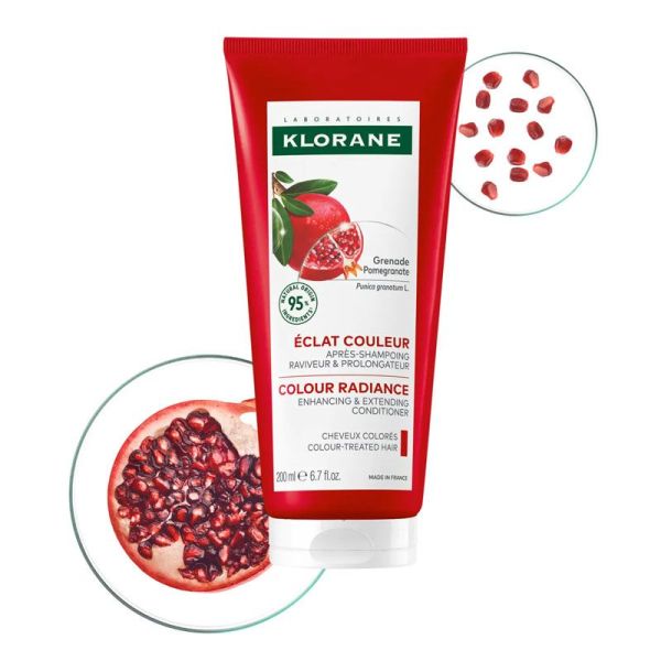 Klorane Après-Shampoing Eclat Couleur à la Grenade (200 ml)