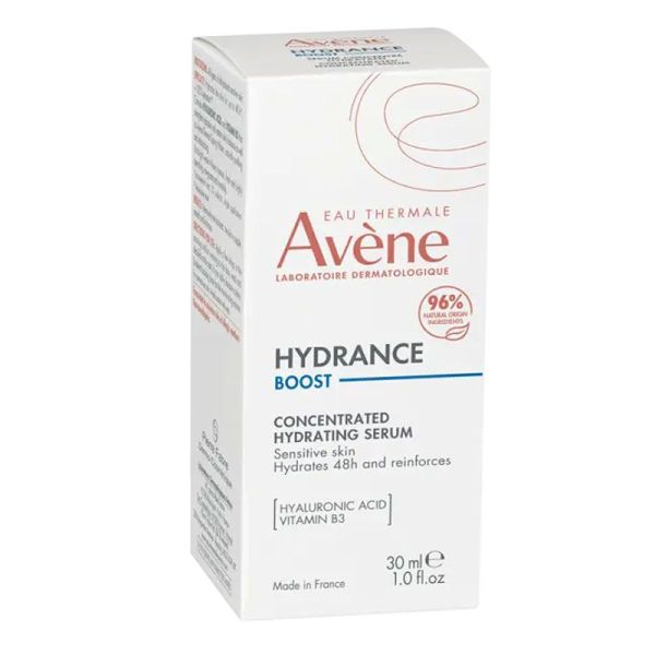 Avène Hydrance Boost Sérum Concentré Hydratant, renforce la barrière cutanée (30 ml)
