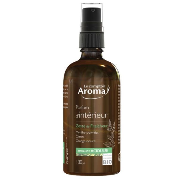 Le Comptoir d'Aroma Parfum d'Intérieur bio Zeste de Fraicheur ambiance acidulée (100 ml)