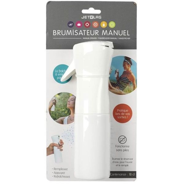 Jet Lag Brumisateur Manuel blanc (18 cl)