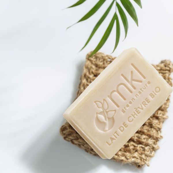 MKL Green Nature Savon surgras au lait de chèvre Bio Douceur de Lait (100 g)