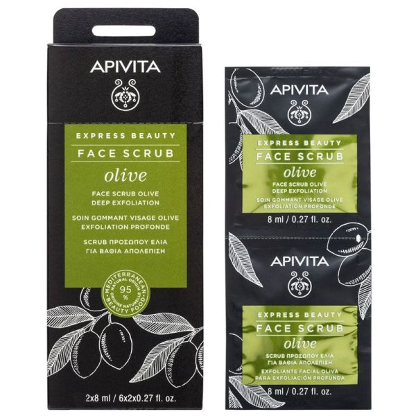 Express Beauty Soin gommant Visage à l'Olive exfoliation profonde (2 x 8 ml)