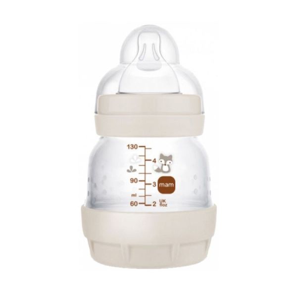 MAM Biberon Easy Start Anti-Colique 130 ml Débit 0 Sable