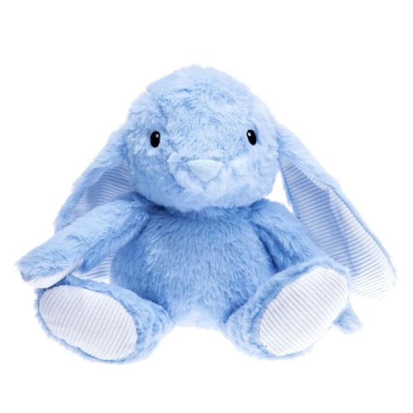 Pelucho Bouillotte sèche peluche Lapin Bleu aux grains de blé et fleurs de lavande