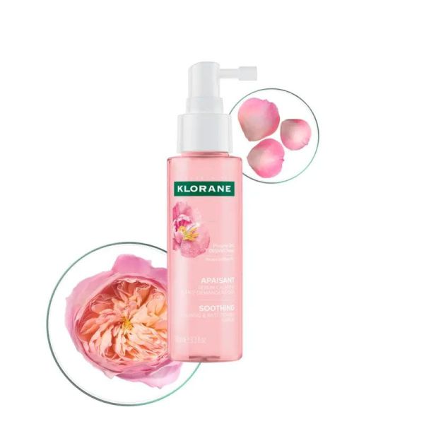 Klorane Apaisant Sérum calmant & anti-démangeaisons à la Pivoine Bio (100 ml)