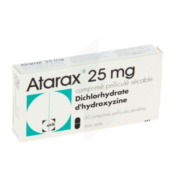 Atarax 25Mg Cpr Secable 30