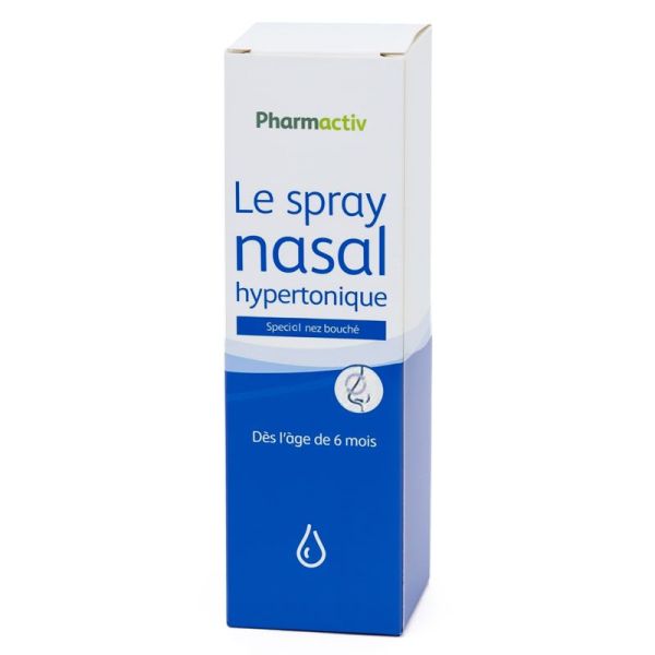 Pharmactiv Le Spray Nasal Hypertonique spécial nez bouché dès 6 mois (100 ml)