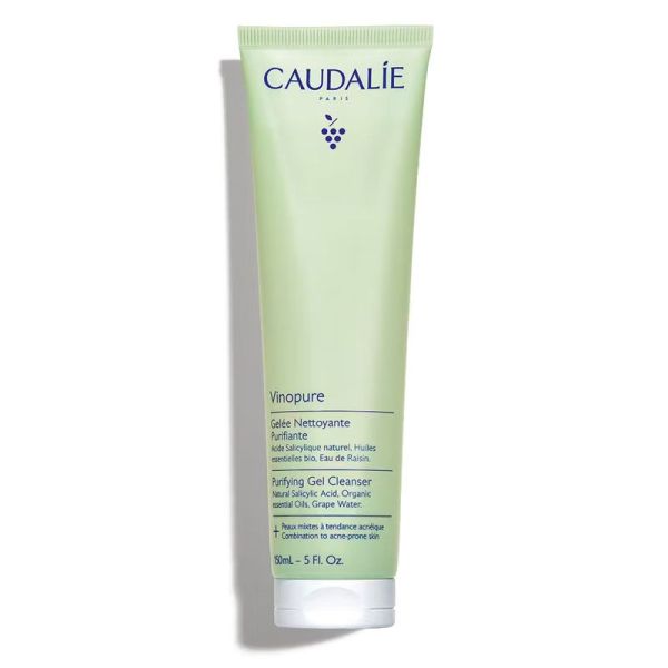 Caudalie Vinopure Gelée Nettoyante à l'Acide Salicylique Purifiante (150 ml)