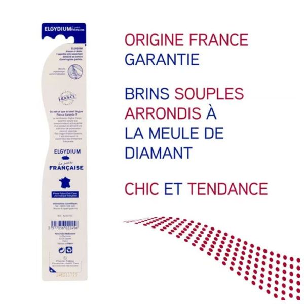 Elgydium Brosse à dents souple La Petite Francaise (x1)