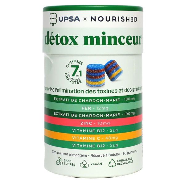 Upsa Nourished Détox 7En1 Gummie *30