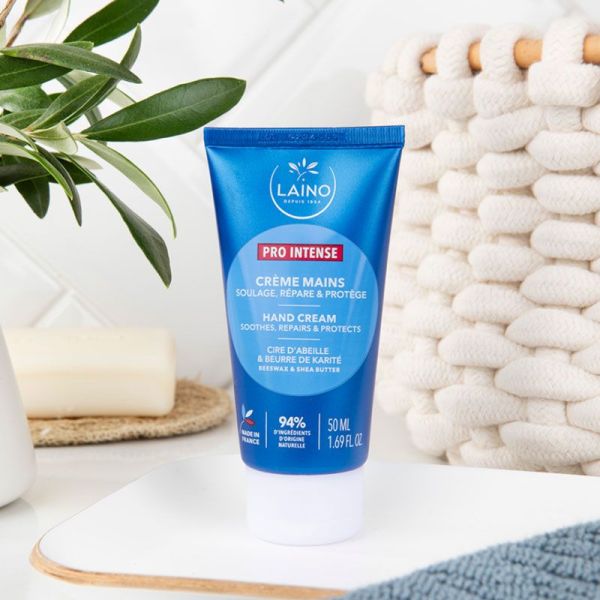 Crème mains Pro Intense karité & cire d'abeille soulage, répare et protège (50 ml)