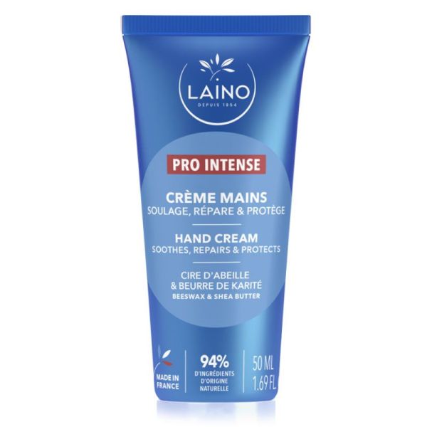 Crème mains Pro Intense karité & cire d'abeille soulage, répare et protège (50 ml)
