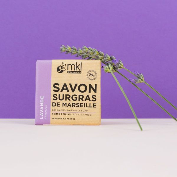 MKL Green Nature Savon de Marseille Surgras - Lavande (100 g)