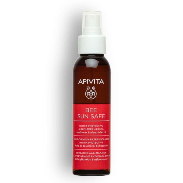 Apivita Bee Sun Safe Huile Cheveux filtres solaires Hydra Protective (100 ml)
