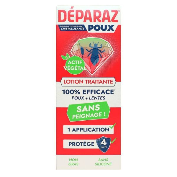 Deparaz Pro Lotion Express Anti Poux et Lentes actif végétal (100 ml)