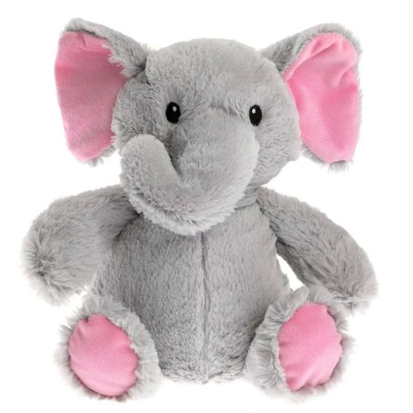 Pelucho Bouillotte sèche peluche Éléphant aux grains de blé et fleurs de lavande