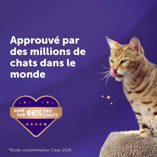 Happy Snack by Feliway sticks friandises relaxantes pour chats au poulet (6x)