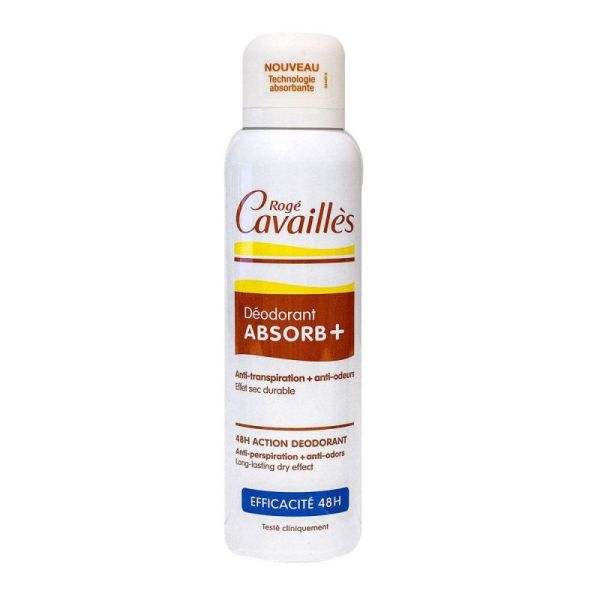 Cavaillès Déodorant Absorb+ 48h Spray 150Ml