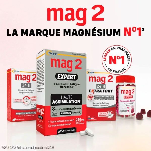 Cooper Mag 2 Expert magnésium (45 comprimés)